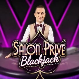 Blackjack Salon Privé slot visual from Ezugi available on wild-robins.co.nl