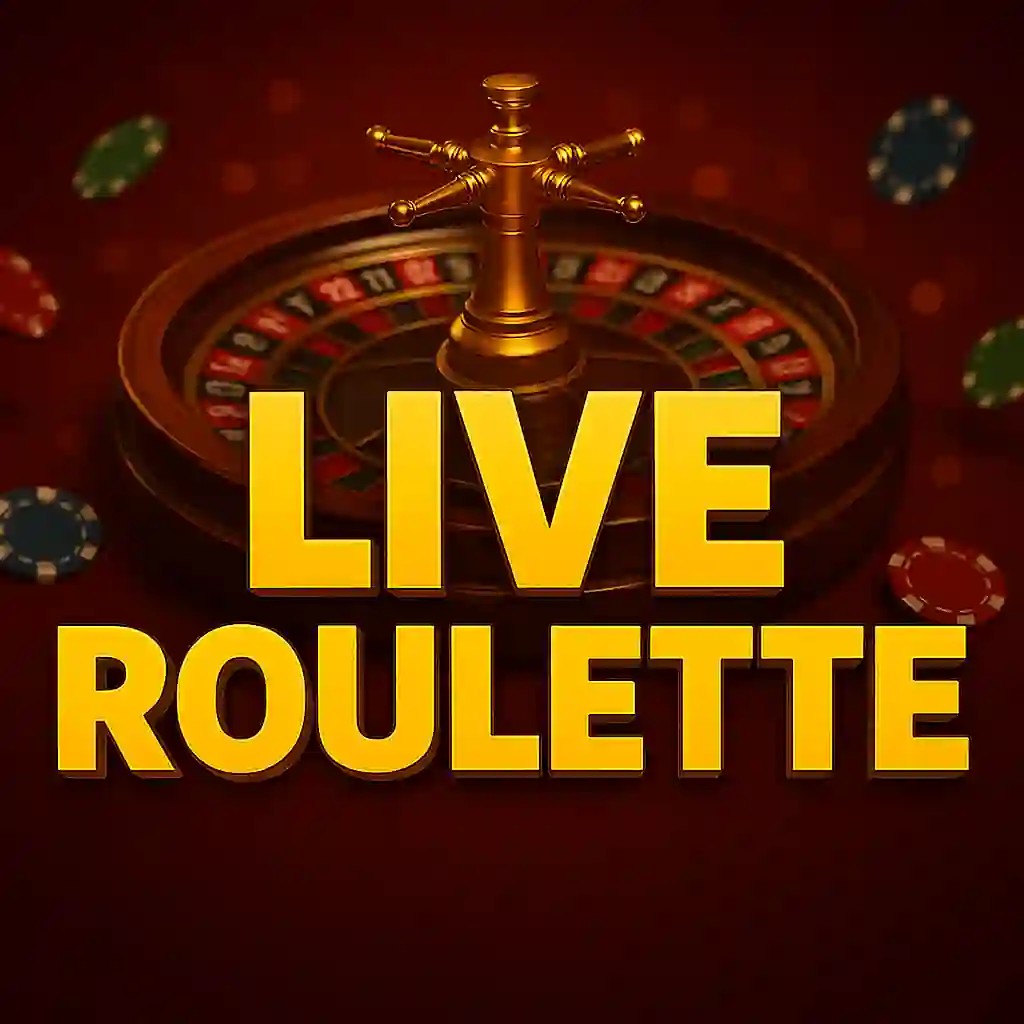 Live Roulette logo by Evolution at Wild Robin Casino