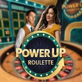 PowerUP Roulette logo – Live Casino by Pragmatic Play at Wild Robin Casino