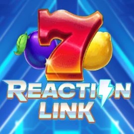 Reaction Link slot logo by Playtech at Wild Robin Casino